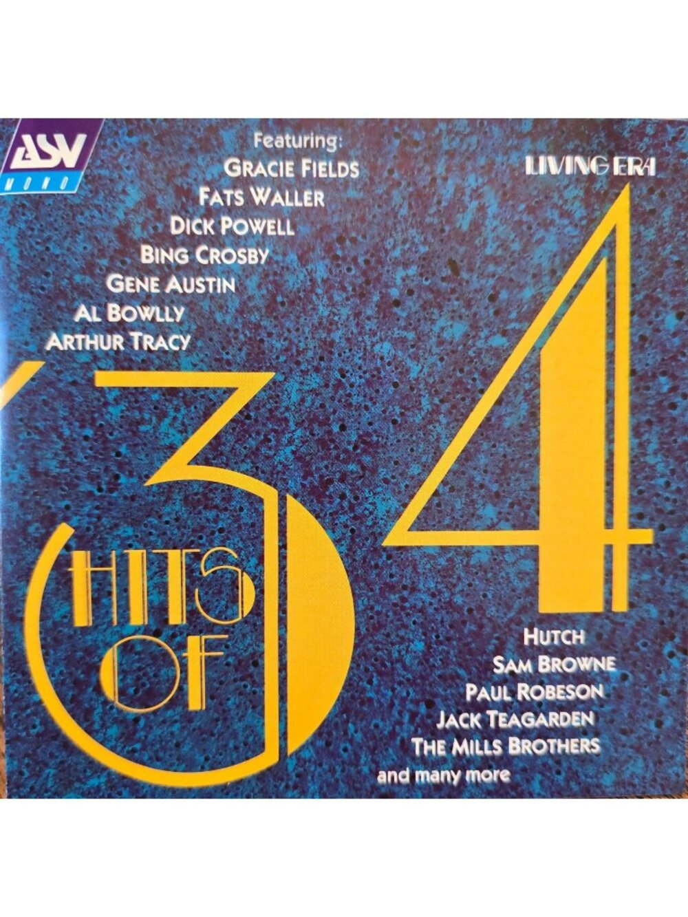 Hits Of 34 CD Featuring Bing Crosby & More Mono Recordings 1996 Release 38012cd